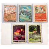 5 Pokemon Full Art & Promo Card Lot