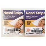 2x 100 Nasal Strips Open Air Ways Sensitive Skin