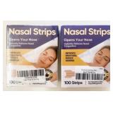 2x 100 Nasal Strips Open Air Ways Sensitive Skin
