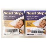 2x 100 Nasal Strips Open Air Ways Sensitive Skin