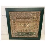 22" x 22" Framed Artwork Printed on Canvas
