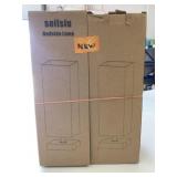 2 New LED Bedside Lamps