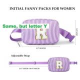 4 New Fashion Fanny Waist Pack w/Letter Y