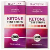 2 Boxes Bacnunn Ketone Test Strips w/Urine Cup