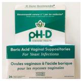 24 Pack PH-D Feminine Health Yeast Infections