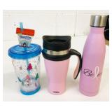 Pink Trudeau Travel Mug, Believe Water Bottle +