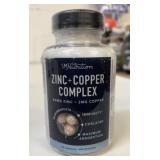 SM Nutrition Zinc + Copper Complex 60 Capsules