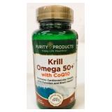 60 Purity Products Krill Omega 50+ w/CoQ10