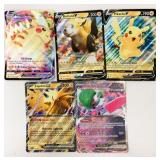 5 Oversize Pokemon Cards