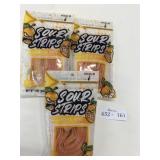 3x 96g Sour Strips Tropical Mango Flavor