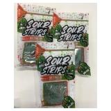 3x 96g Sour Strips Watermelon Flavor