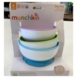 New Munchkin Stay Put Suction Bowls 3 Pack