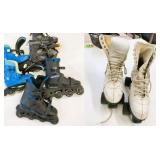 3 Used Pairs Inline Skates & Roller Skates