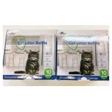 2x New 10 Pack Cat Litter Refills