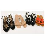 4 Pairs Size 8 Open Toe Shoes