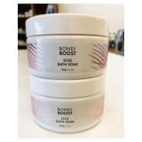 2x 200g New BondiBoost Rose Bath Soak