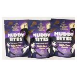 3x 66g Muddy Bites Double Fudge Waffle Cone Snacks