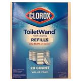 20 Count Clorox Toiletwand Cleaning Refills