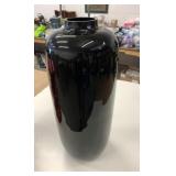 27.5" Tall Leonardo Black Floor Vase