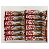 12x Kit Kat Chunky Peanut Butter Chocolate Bars