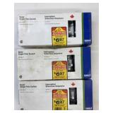 3x Boxes Single Pole Switches