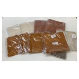 10 New Assorted 20" x 20" Pillow Covers