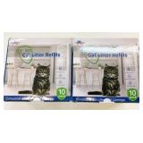 2x New 10 Pack Cat Litter Refills
