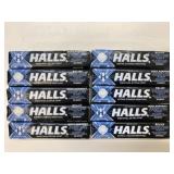 10 Packs Halls Extra Strong Menthol Lozenges