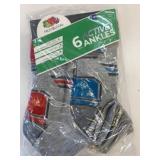 6 New Pairs FOTL Size L Boys Active Ankle Socks