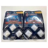2 New Finish Dishwasher Cleaner 3 Week Supply/Pk