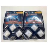 2 New Finish Dishwasher Cleaner 3 Week Supply/Pk