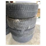 4 205/65R15 Michelin X-Ice Winter Tires & Rims