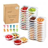 New 24 Pack Reusable Snack Containers w/Lids