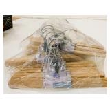 12 New Wooden Echo Skirt Hangers