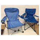 2 Used Folding Lawn Chairs