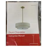 New Hanging Drum Chandelier Light Fixture