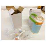 2 New Plus Eight 350ml Insulated Water Bottles
