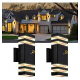 New 2 Pack 12" LED Dusk to Dawn Outdoor Fixtures