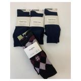 9 New Pairs Mens Dress Socks Size 7-12