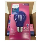4 New Philips LED Outdoor Party Lights Blue