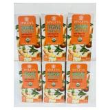 6x 25/Bx Organic Green Tea Peach & Ginger Flavor