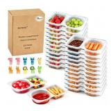 New 24 Pack Reusable Snack Containers w/Lids