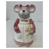 12" Tall Mouse Cookie Jar