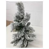 24" White Light Up Tree