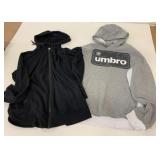 2 Size L Pullover & Zipper Hoodies