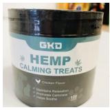 120 GKD Hemp Calming Treats for Dogs & Cats