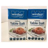 2x 1Kg Windsor Iodized Table Salt