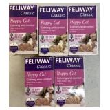 5x Feliway Classic Happy Cat Calming Refills