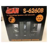 iCan S-6260B Speakers & Subwoofer Set