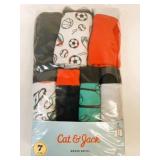 New 7 Pack Boxer Briefs Size 8/M